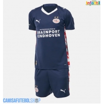 Camisa de time de futebol PSV Eindhoven Replicas 2º Equipamento Infantil 2025-26 Manga Curta (+ Calças curtas)